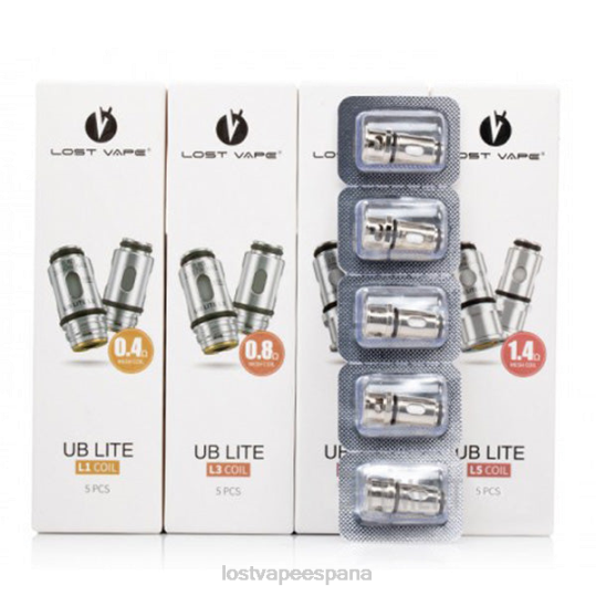 Lost Vape UB bobinas ligeras (paquete de 5) l1 0,4 ohmios 44865 Lost Vape wholesale