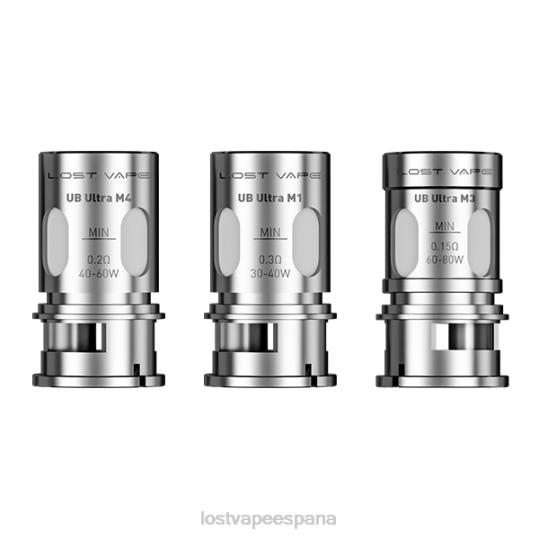 Lost Vape UB serie ultra bobina (paquete de 5) m8 0,15 ohmios 4486133 Lost Vape contact