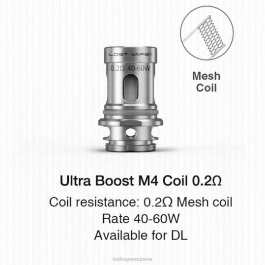 Lost Vape Ultra bobinas de impulso (paquete de 5) m4 v2 0.2ohm 4486349 Lost Vape pods near me