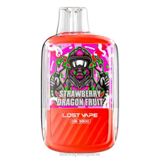 Lost Vape Orion ob5500 5500 inhalaciones 14ml 50mg desechables fruta del dragón de fresa 4486106 Lost Vape review españa