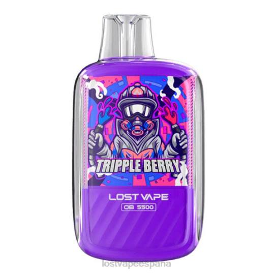 Lost Vape Orion ob5500 5500 inhalaciones 14ml 50mg desechables triple baya 4486108 Lost Vape price españa