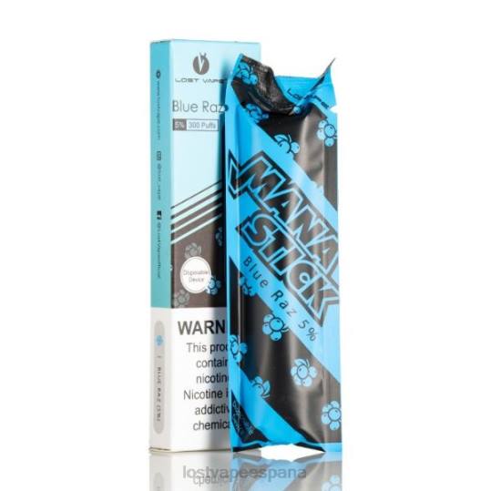 Lost Vape Mana palo desechable | 300 bocanadas | 1,2 ml azul raz 5% 4486519 Lost Vape pods near me