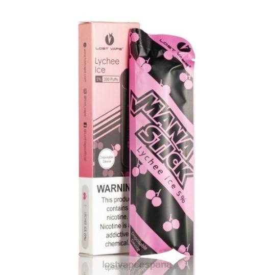 Lost Vape Mana palo desechable | 300 bocanadas | 1,2 ml hielo de lichi 5% 4486522 Lost Vape madrid