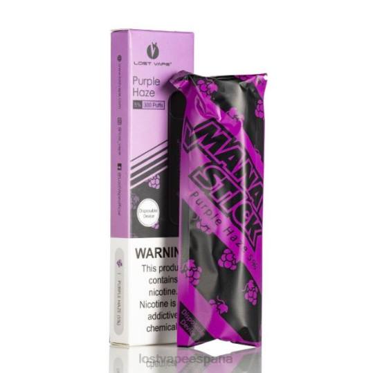 Lost Vape Mana palo desechable | 300 bocanadas | 1,2 ml neblina púrpura 5% 4486527 Lost Vape near me españa