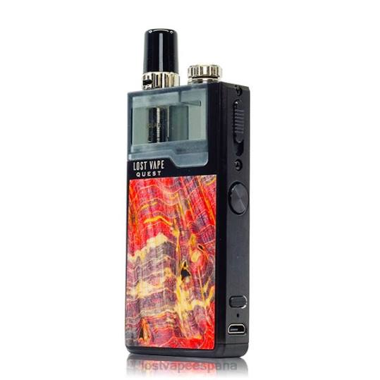 Lost Vape Quest kit completo del dispositivo orion q pod madera negra/roja 4486474 Lost Vape flavors españa