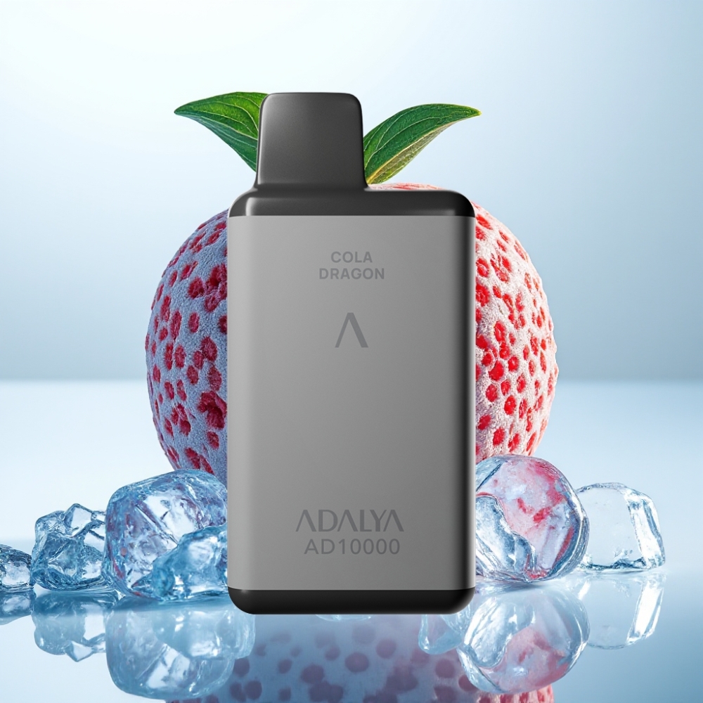 Adalya AD 10000 Puffs Gris Espacial Tubo Aluminio Azul Hielo USB-C