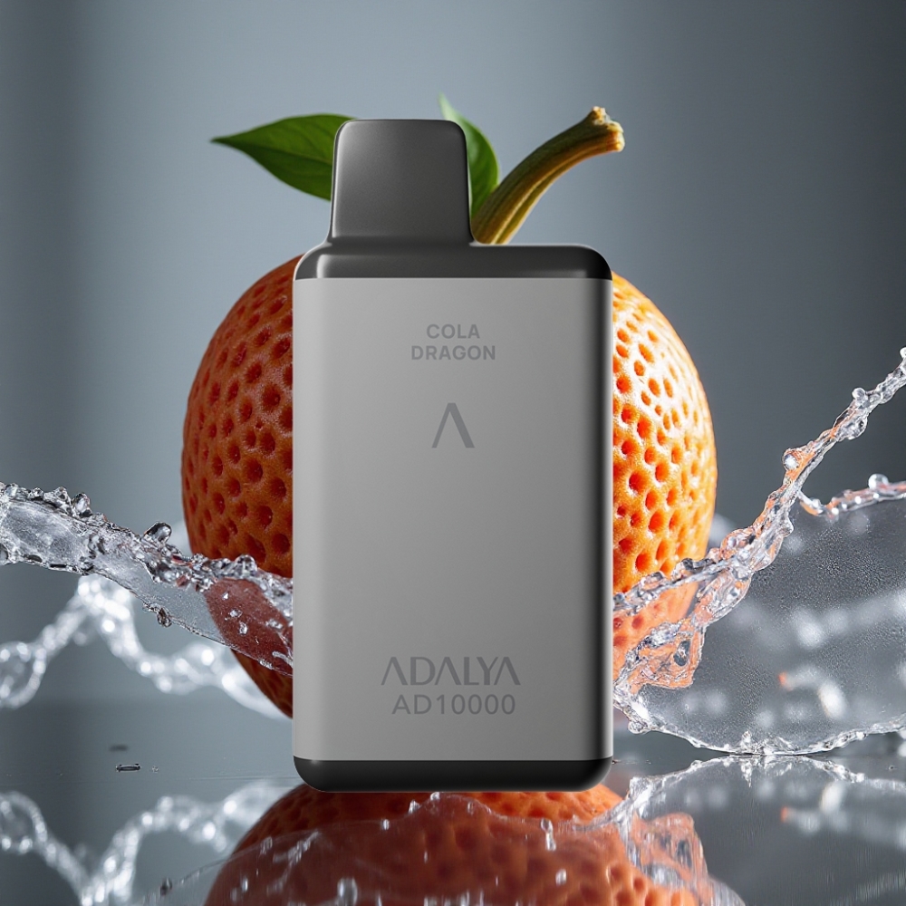 Adalya AD 10000 Puffs Vape Desechable Gris Espacio Tubo Aluminio Noche Berlín