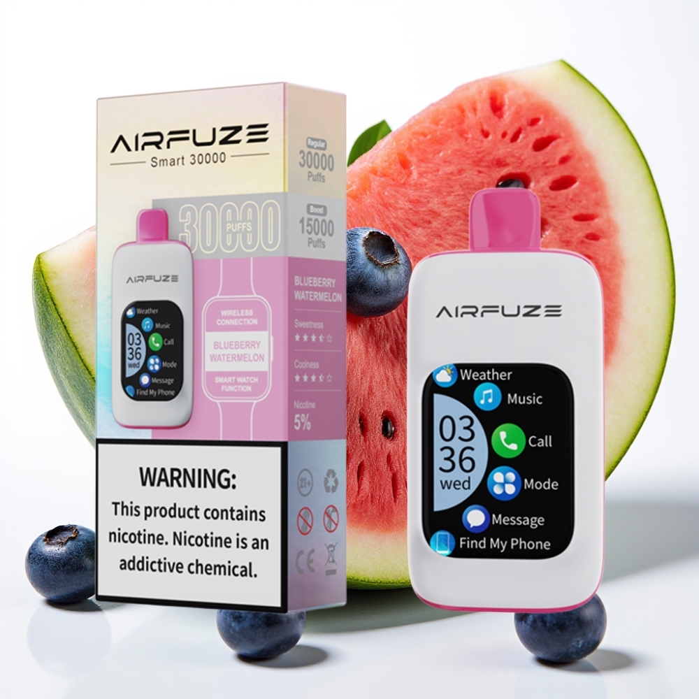 AirFuze Smart 30000 Puffs 5% Nicotina 900mAh Tipo-C Sandía Arándano