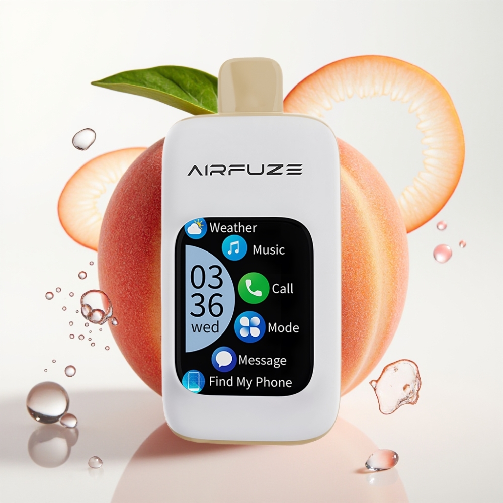 AirFuze Smart 30000 Puffs Pantalla Táctil 5% Nicotina Melocotón Jugoso