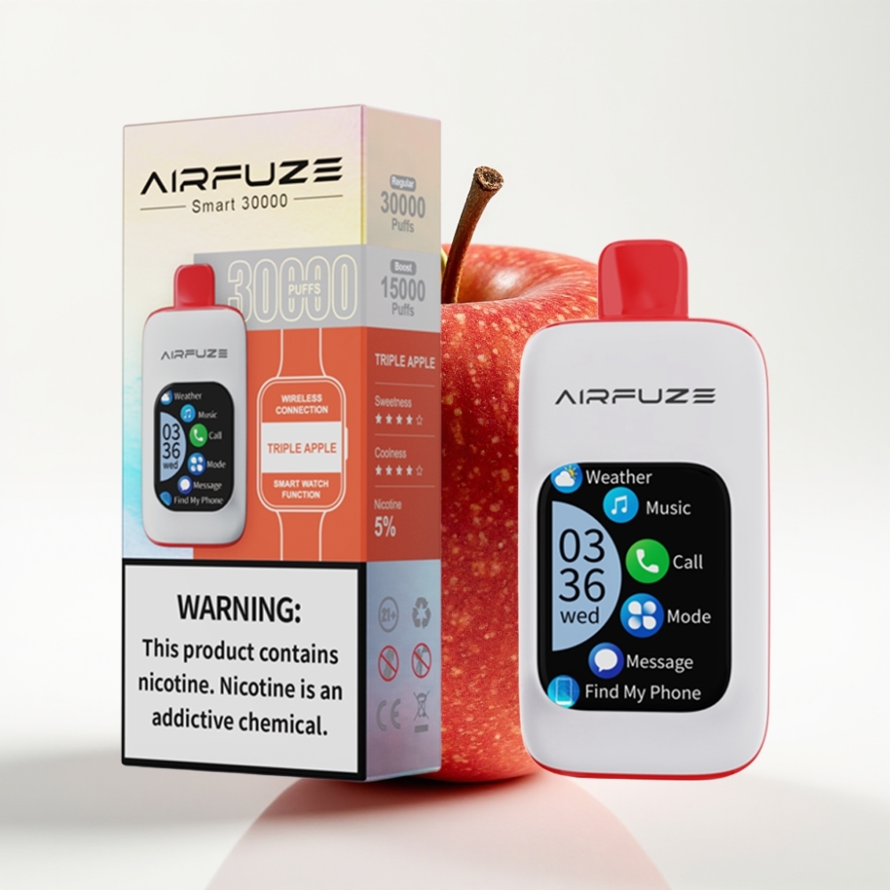 AirFuze Smart 30000 Puffs TFT Triple Manzana