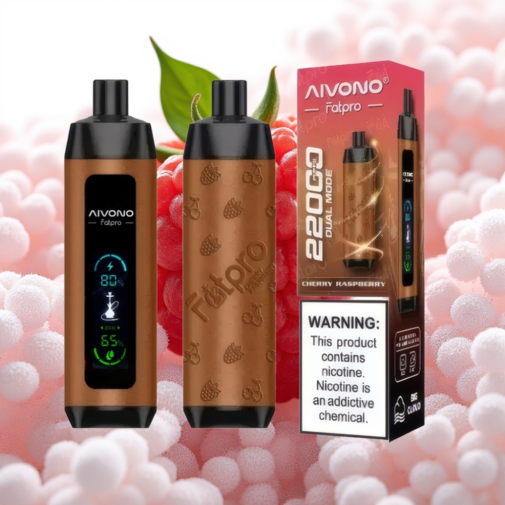 Aivono AIM FATPRO 22000 Puffs 28ml 5% Nic Cereza Frambuesa 600mAh
