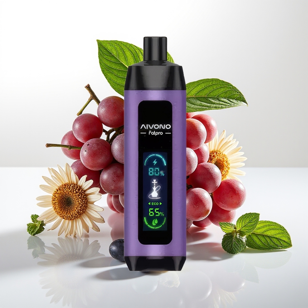 Aivono AIM FATPRO 22000 Puffs 28ml 5% Nic Uva Menta 600mAh 0.6ohm