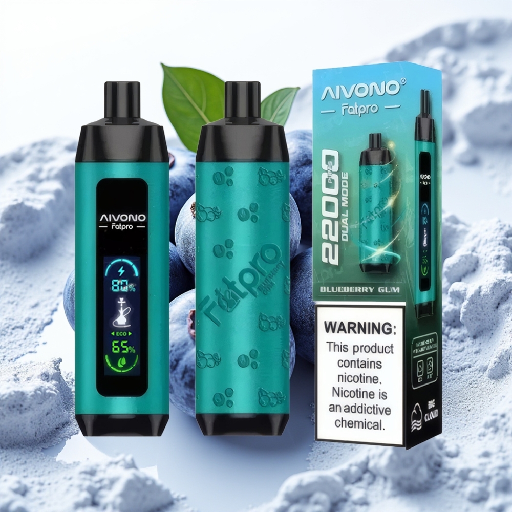 Aivono AIM FATPRO 22000 Puffs 28ml 600mah 0.6ohm Eco/Boost Arándano Pistola
