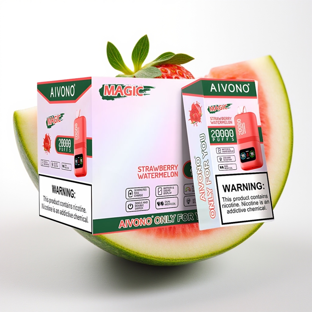 Aivono AIM MAGIC 20000 Puffs 26ml Doble Malla Fresa Sandía