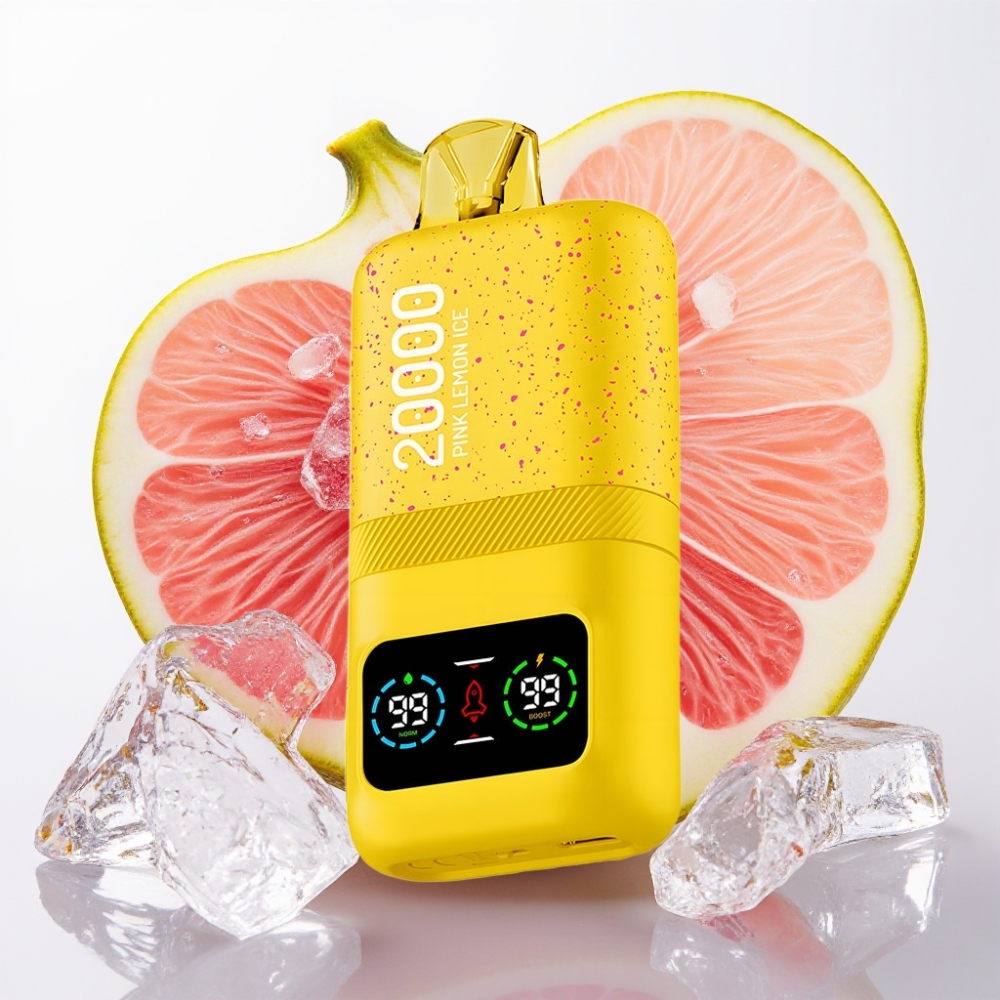 Aivono AIM MAGIC 20000 Puffs 26ml LCD Tipo-C 600mAh Sabor Limón Rosa Helado