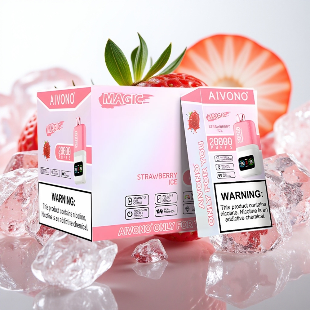 Aivono Aim Magic 20000 Puffs 26ml Dual Mesh Fresa Helada