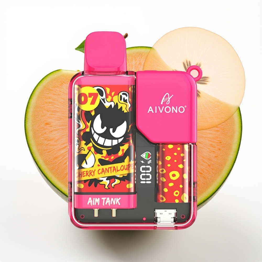 Aivono AIM-TANK 9500 Puffs 18ml 650mAh LCD Cereza Melón