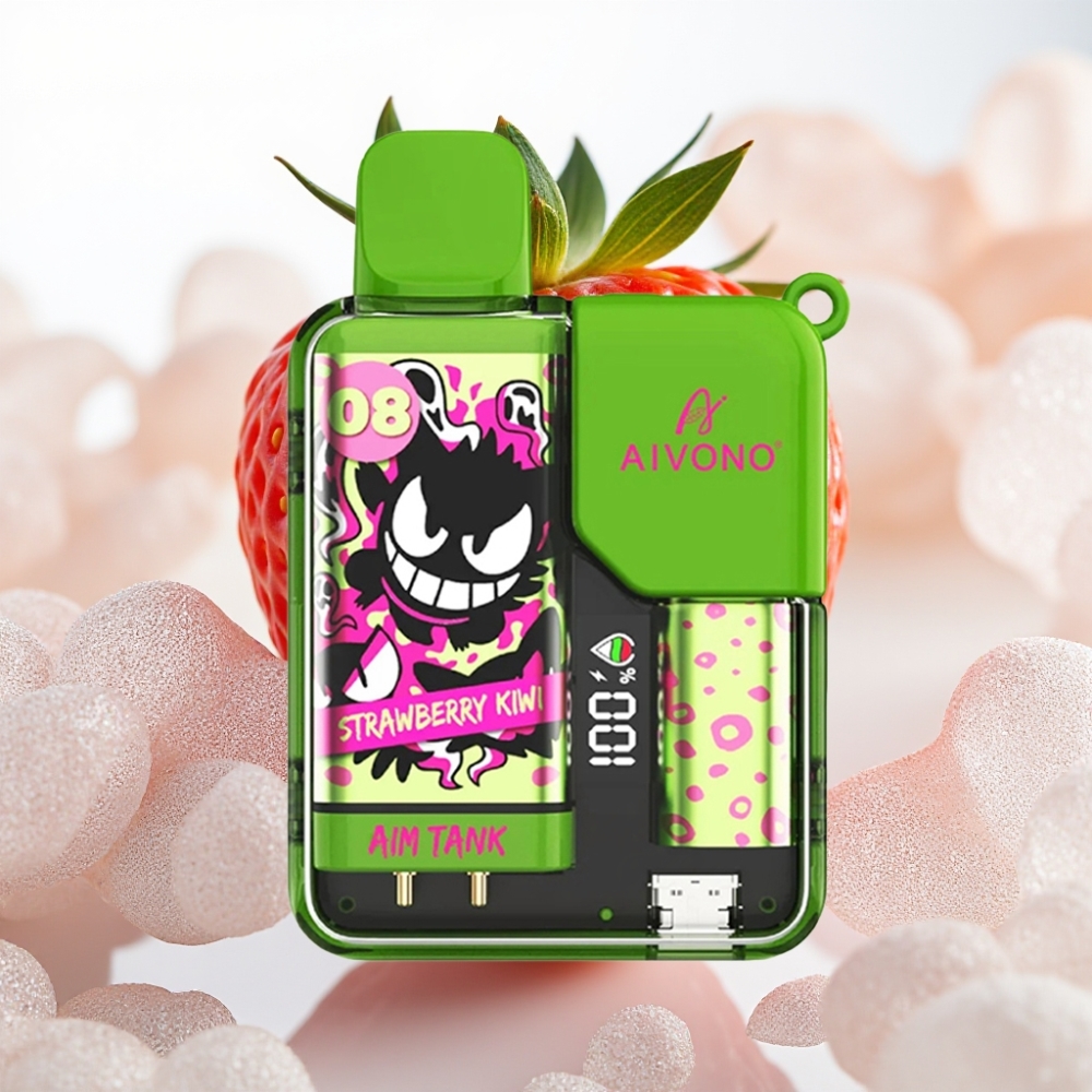 Aivono AIM-TANK 9500 Puffs 18ml 650mAh LCD Fresa Kiwi
