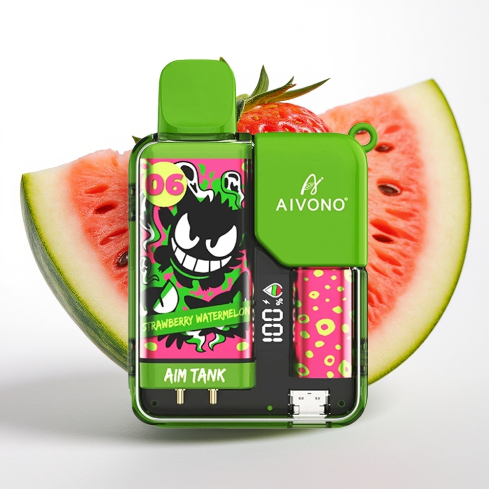 Aivono AIM-TANK 9500 Puffs 18ml 650mAh LCD Fresa Sandía