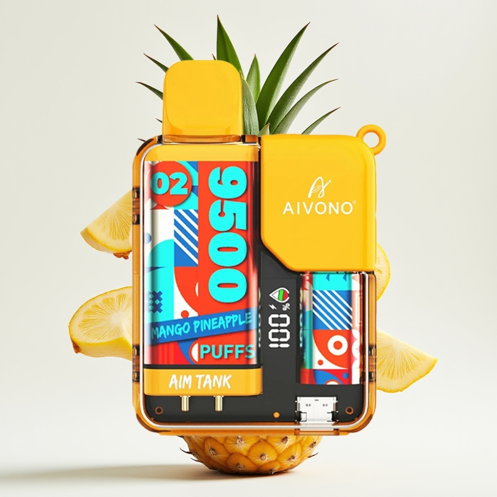 Aivono AIM-TANK 9500 Puffs 18ml 650mAh LCD Mangó Piña