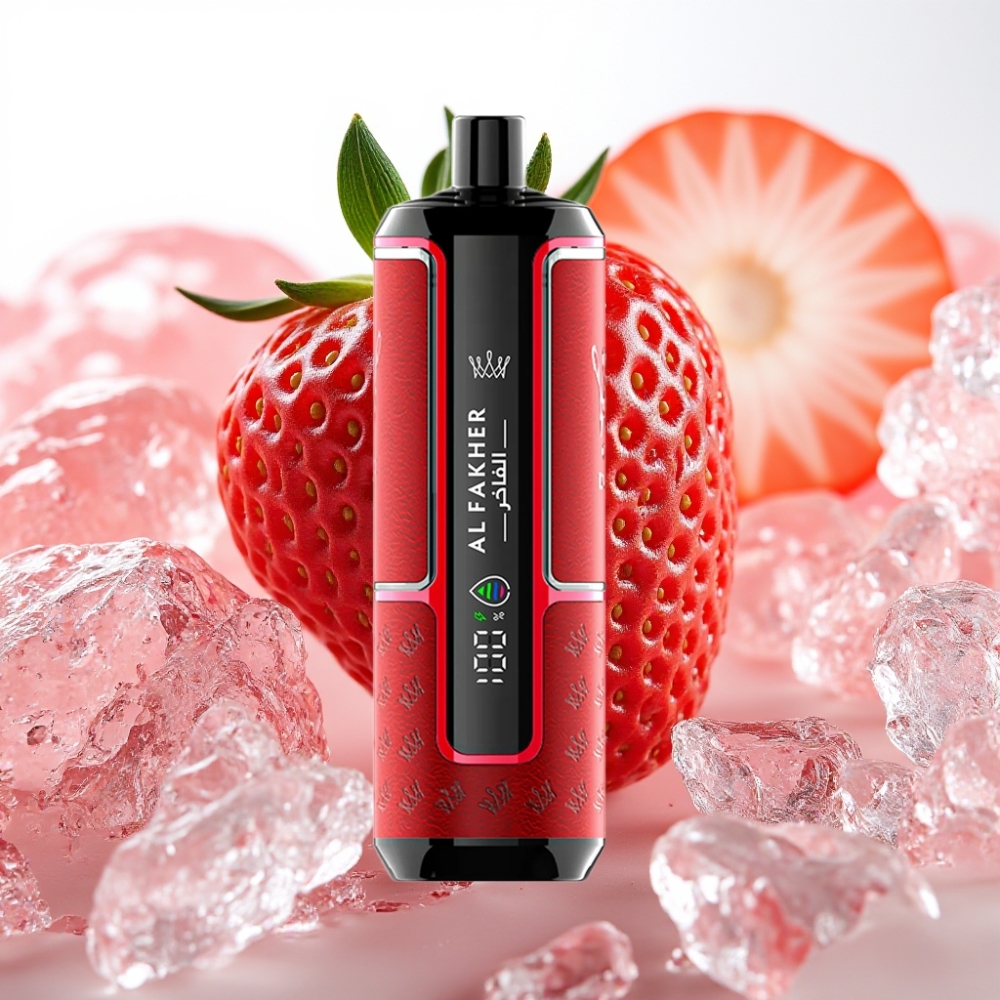 Al Fakher Crown Bar 15K Hypermax Desechable 22ml 6mg Fresa Punch