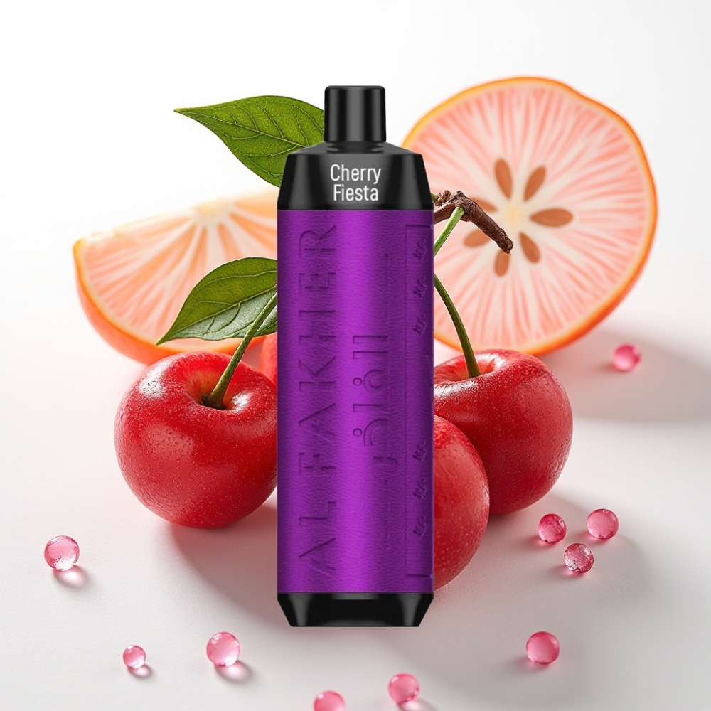 Al Fakher Crown Bar 8000 Crystal USB-C 18ml 5mg Fiesta Cereza