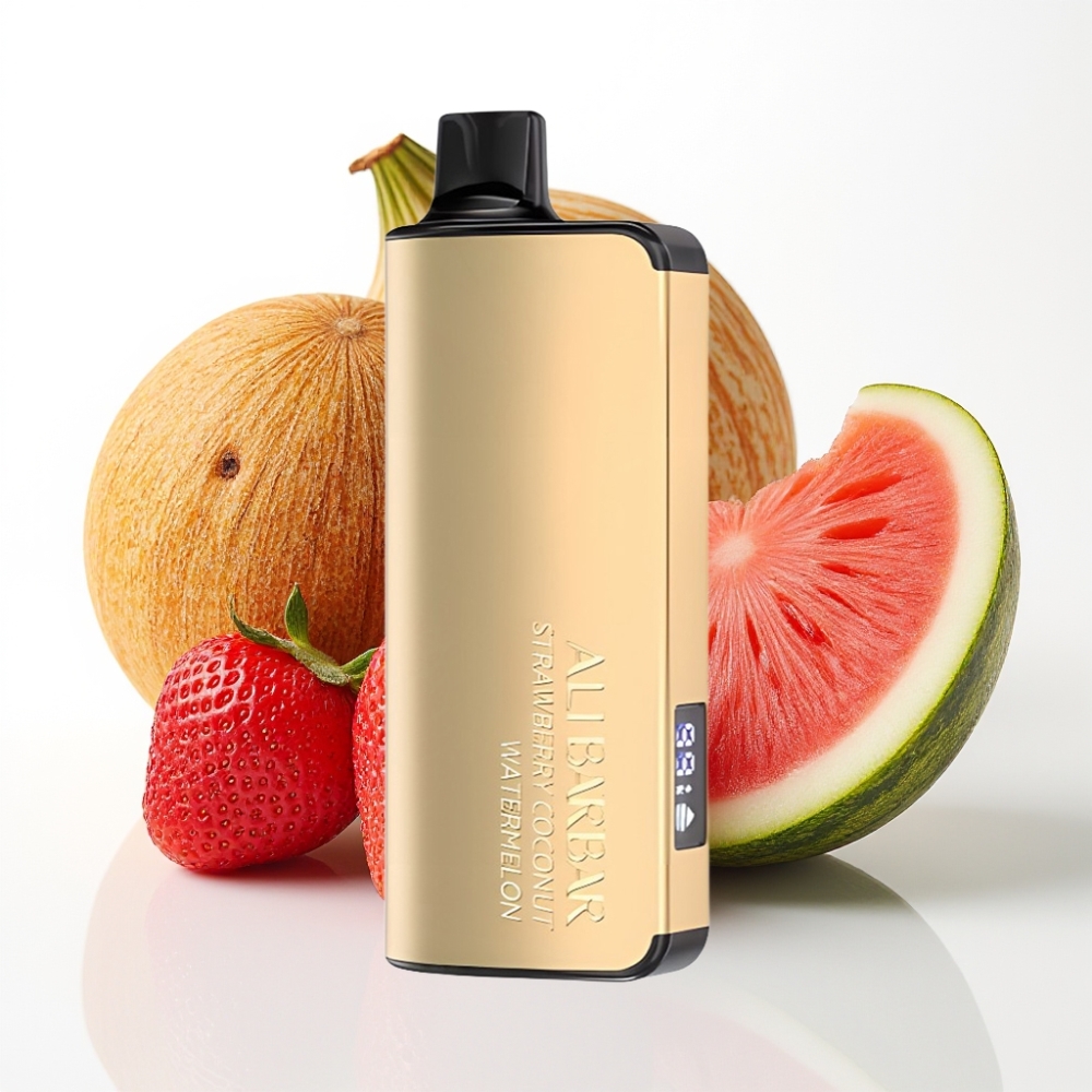 Alibarbar Ingot 9000 Puffs 22ml 2350mAh Fresa Coco Sandía