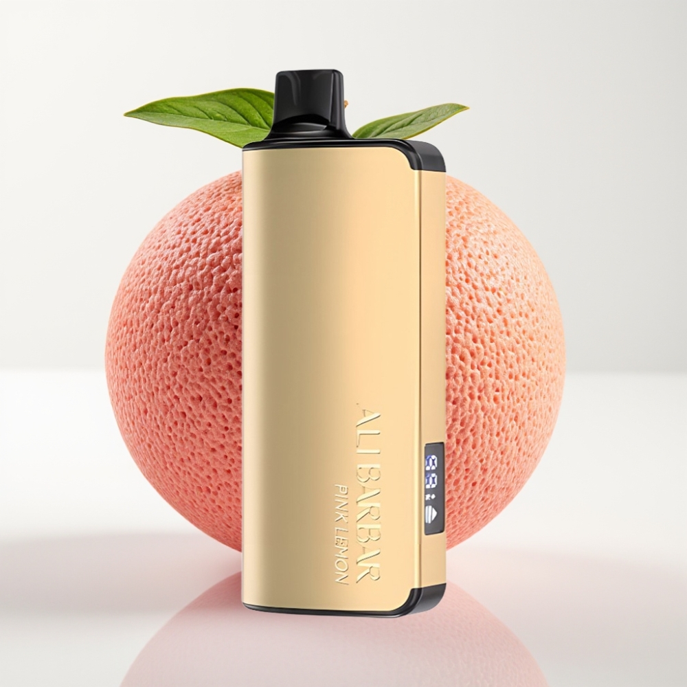 Alibarbar Ingot 9000 Puffs 22ml 2350mAh LED Limón Rosa