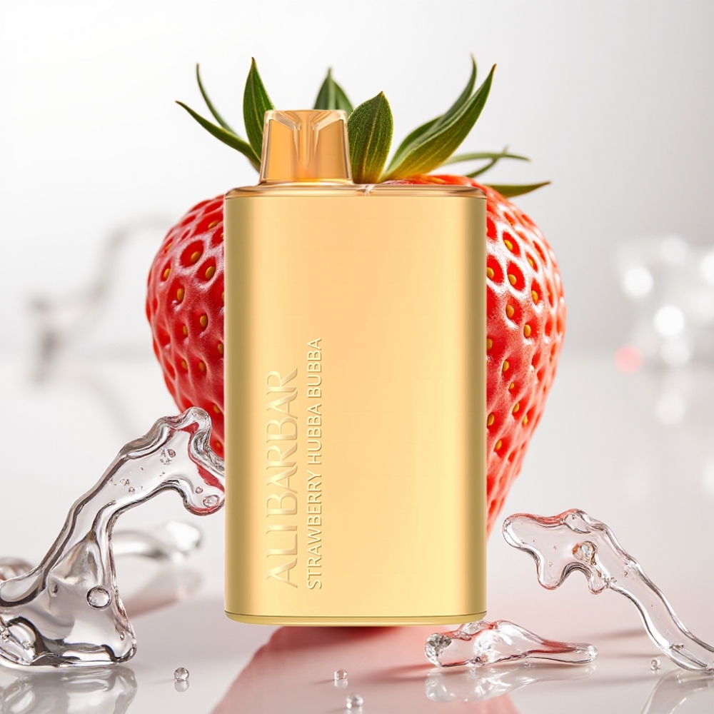 Alibarbar Rich 8000 Puffs 20ml 2000mAh Fresa Hubba Bubba