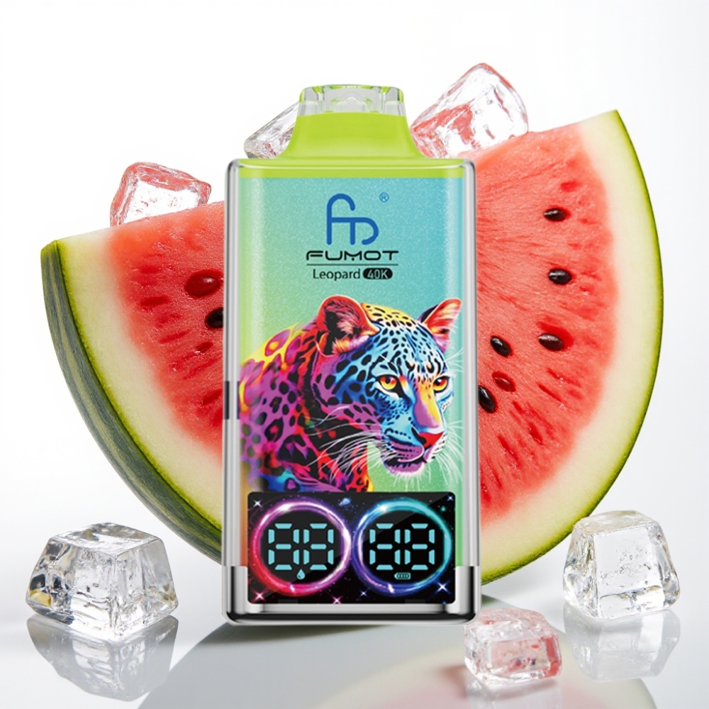 Fumot Leopard 40K Puffs 700mAh Dual Mesh Tipo C Sándía Helada
