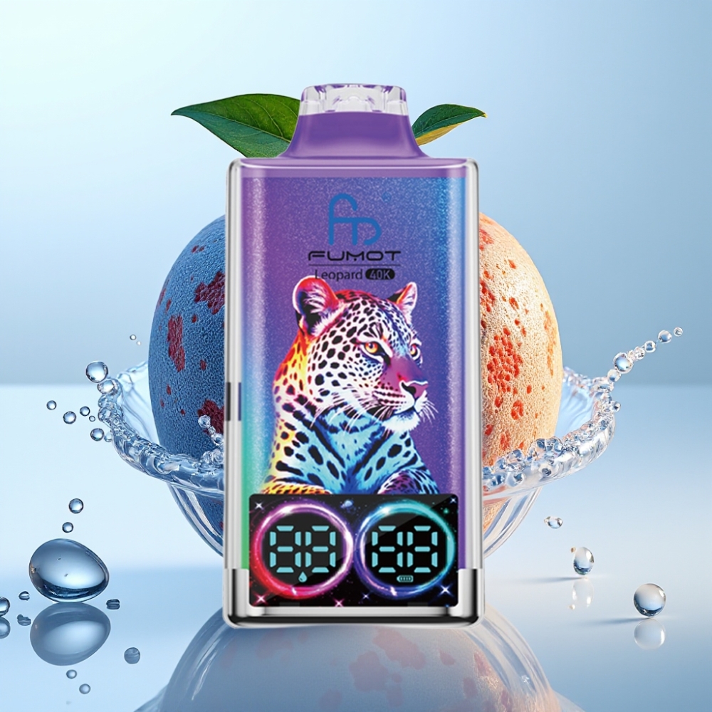 Fumot Leopard 40K Puffs 700mAh Dual Mesh Tipo-C Sr. Azul