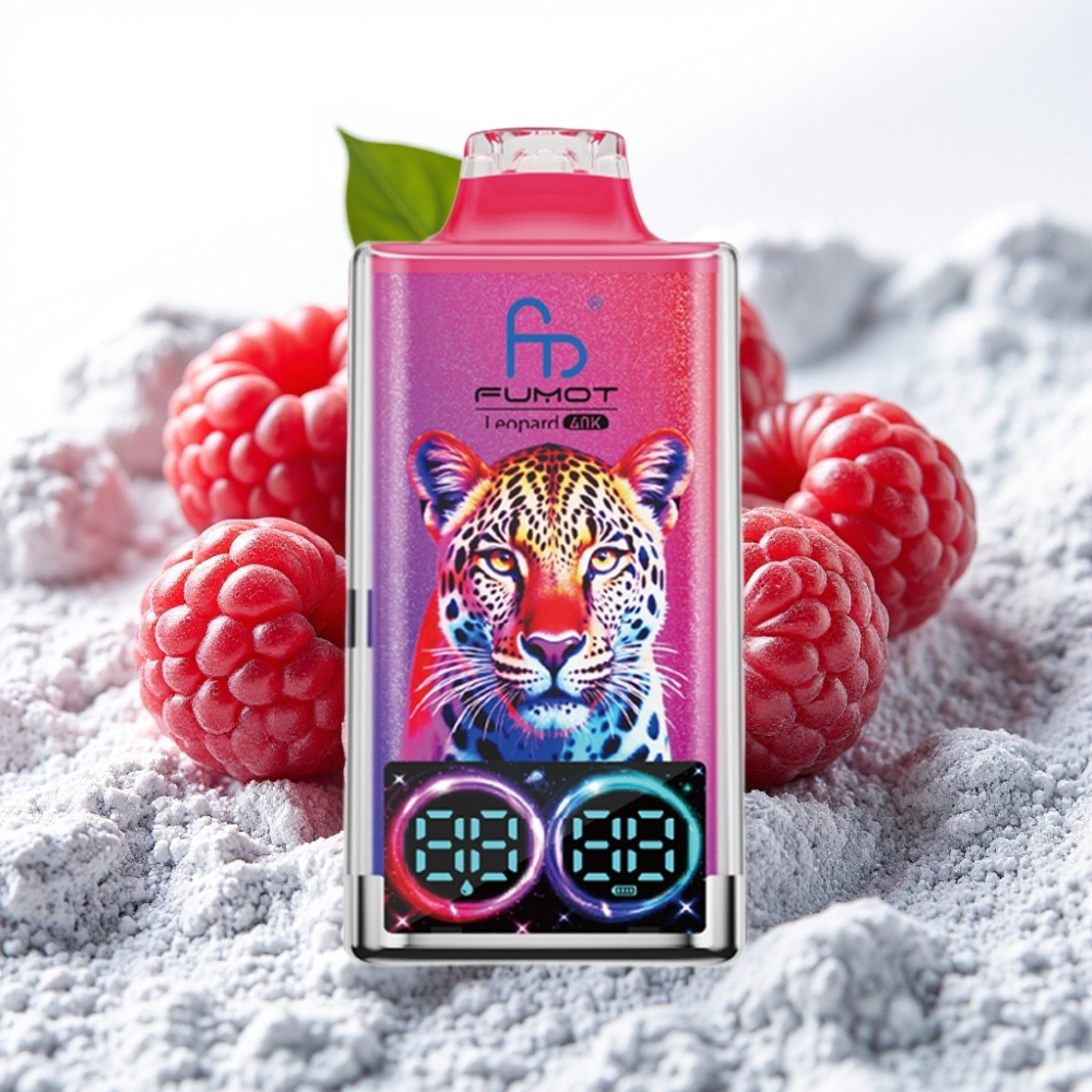 Fumot Leopard 40K Puffs Dual Mesh 700mAh Tipo C Arándano Cereza Azul