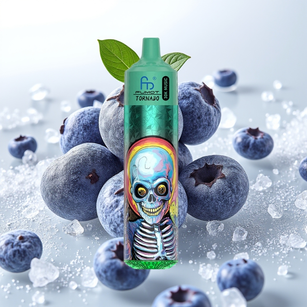 Fumot RandM Tornado 30000 Puffs 30mL 5% 1.0Ohm Arándano Helado