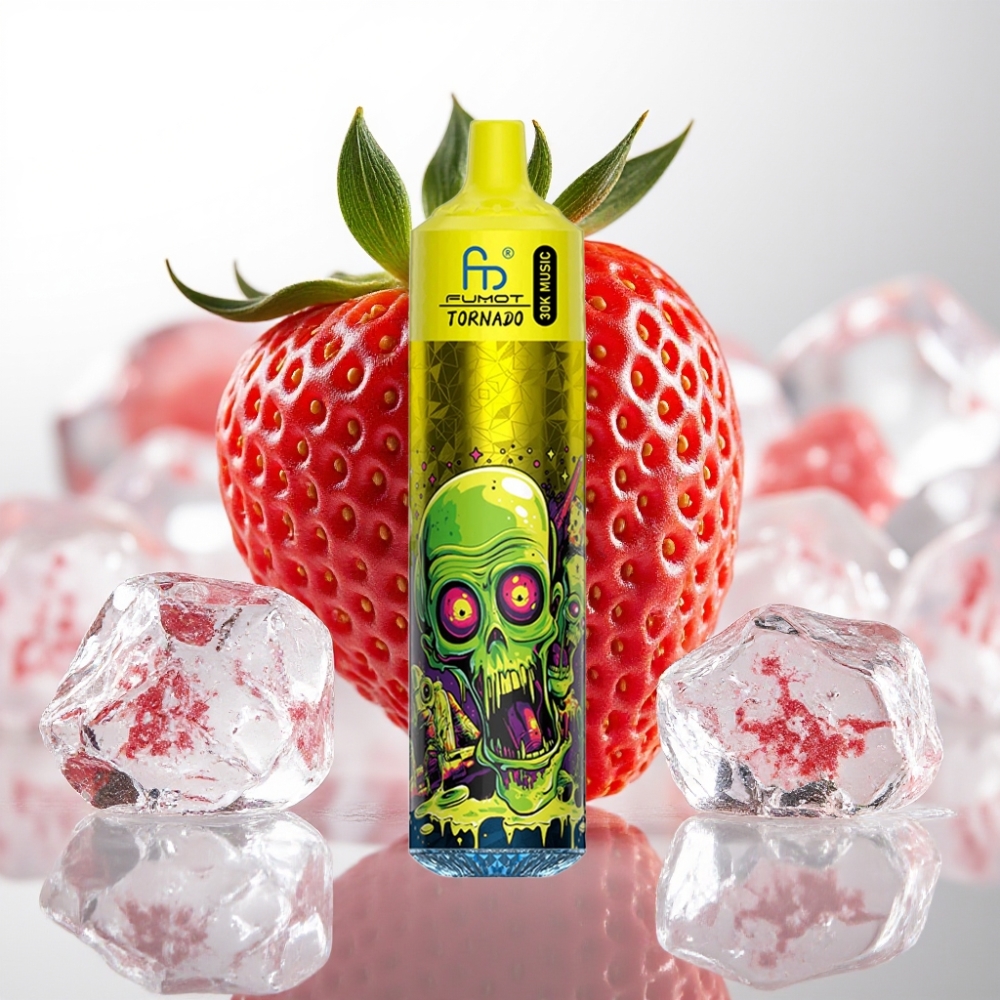 Fumot RandM Tornado 30000 Puffs 30mL 5% 1.0 Ohm Fresa Helada