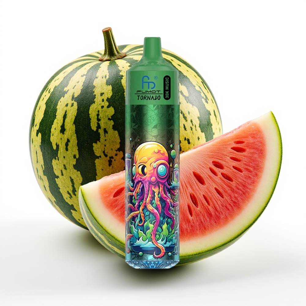 Fumot RandM Tornado 30000 Puffs 30mL 5% Sandía Melón LED 600mAh