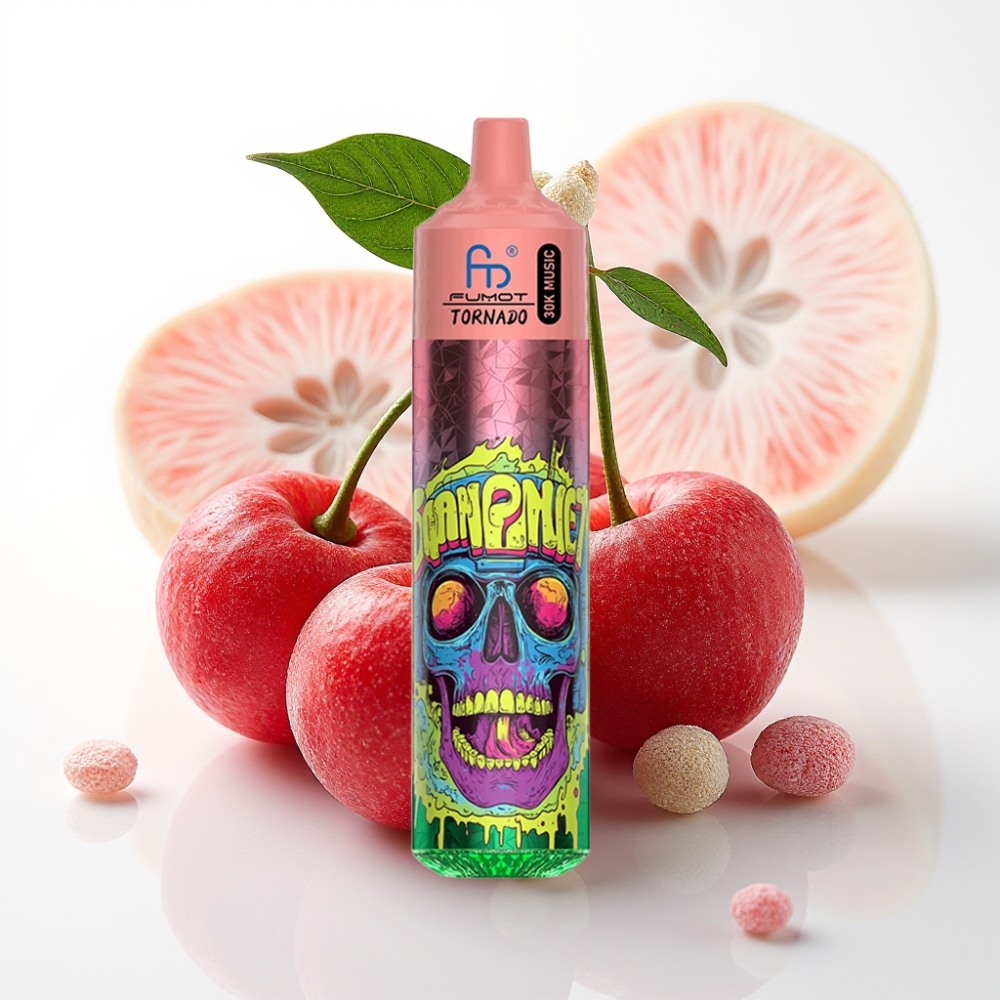 Fumot RandM Tornado 30000 Puffs 30mL 5% Triple Cereza LED 600mAh