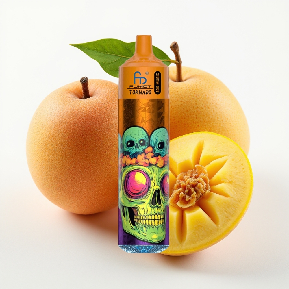 Fumot RandM Tornado 30000 Puffs 30mL 5% Triple Mango LED 600mAh