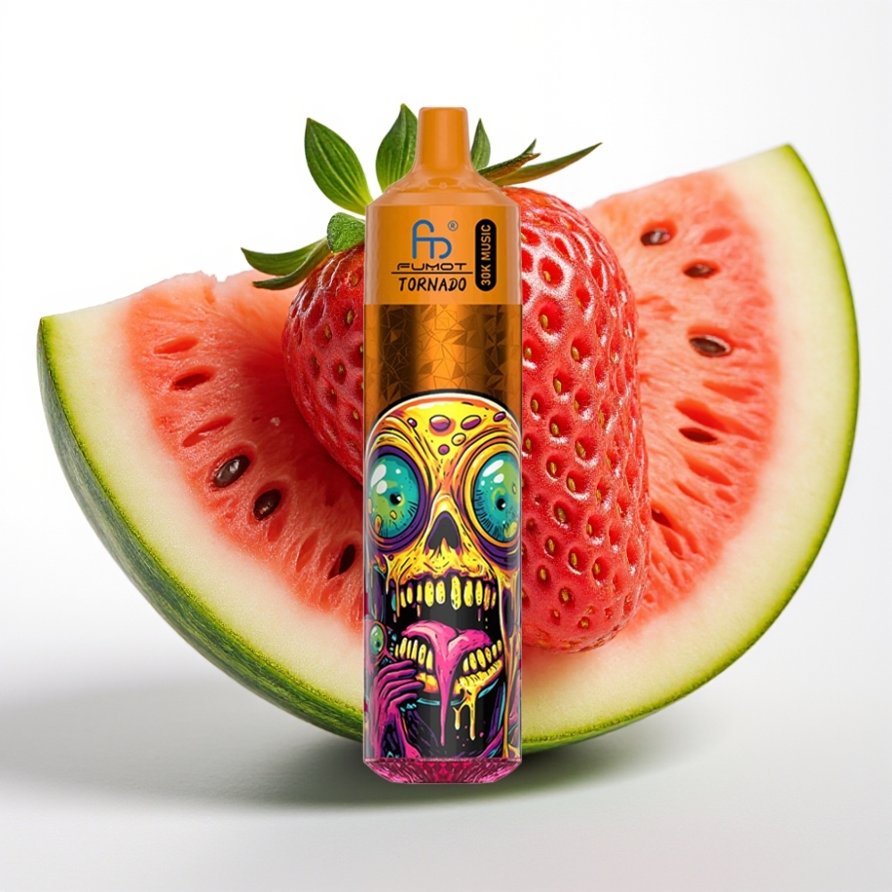 Fumot RandM Tornado 30000 Puffs 30mL Fresa Sandía 5% LED