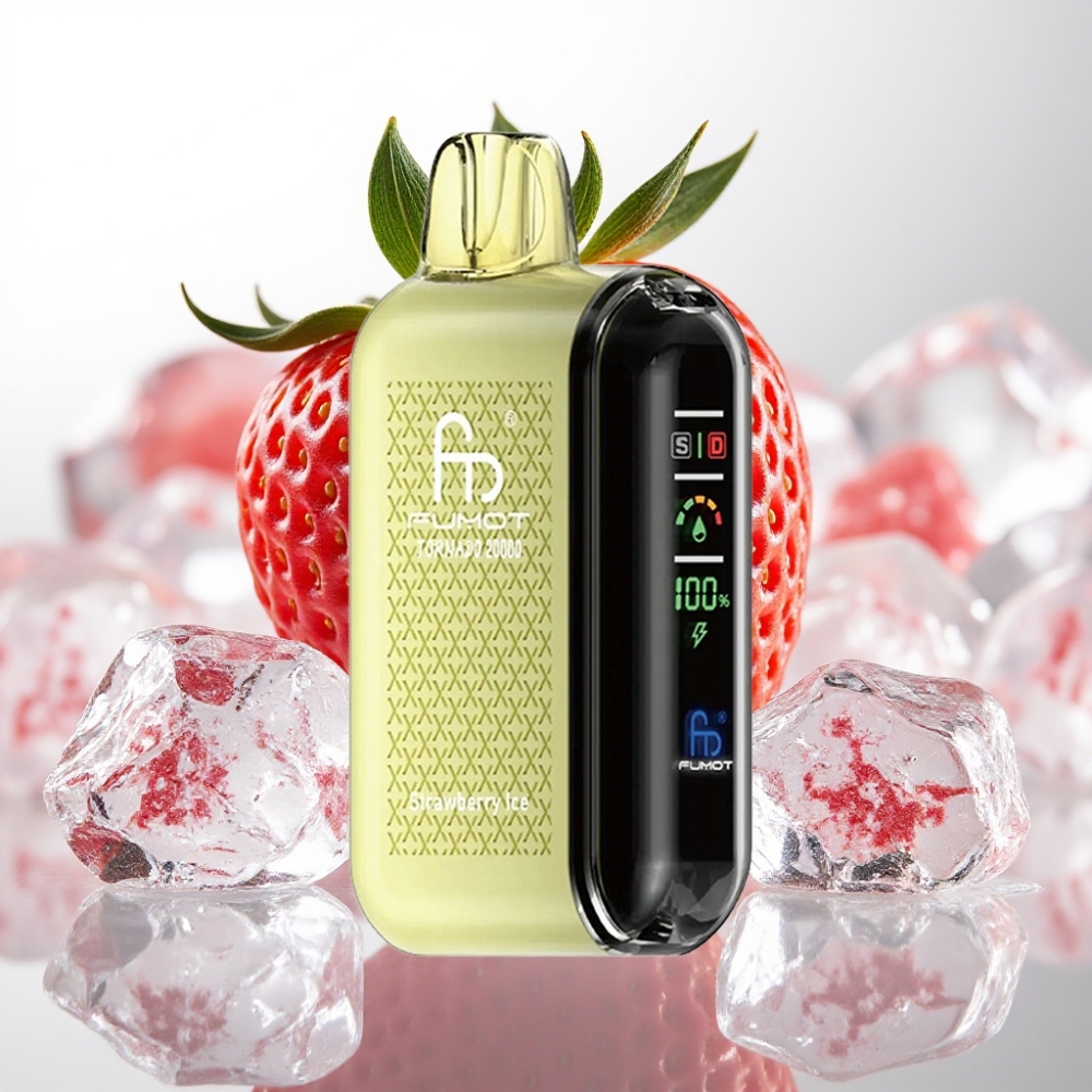 Fumot Tornado 20000 Puffs Doble Malla 20ml 850mAh Fresa Hielo