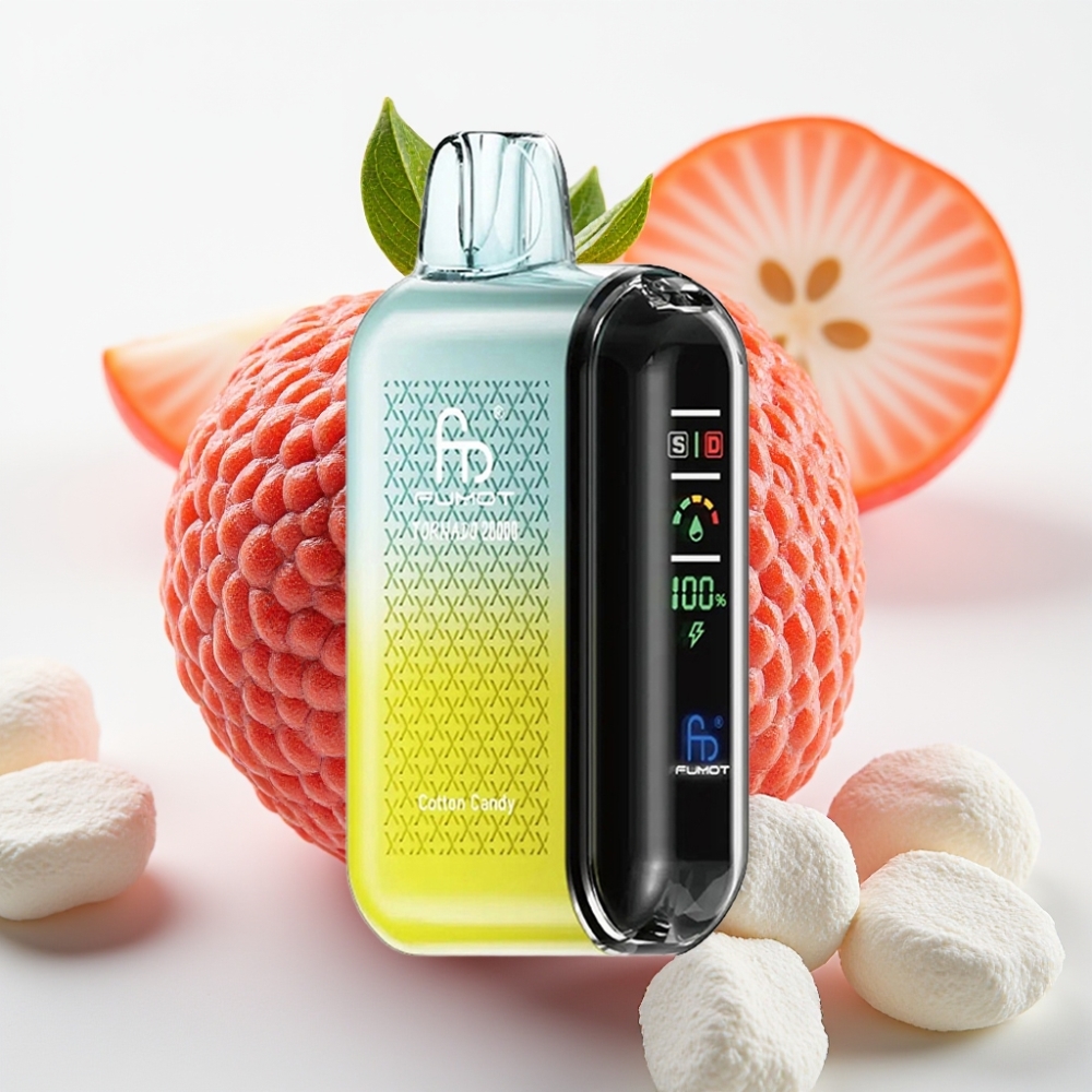 Fumot Tornado 20000 Puffs Doble Malla 20ml Algodón de Azúcar