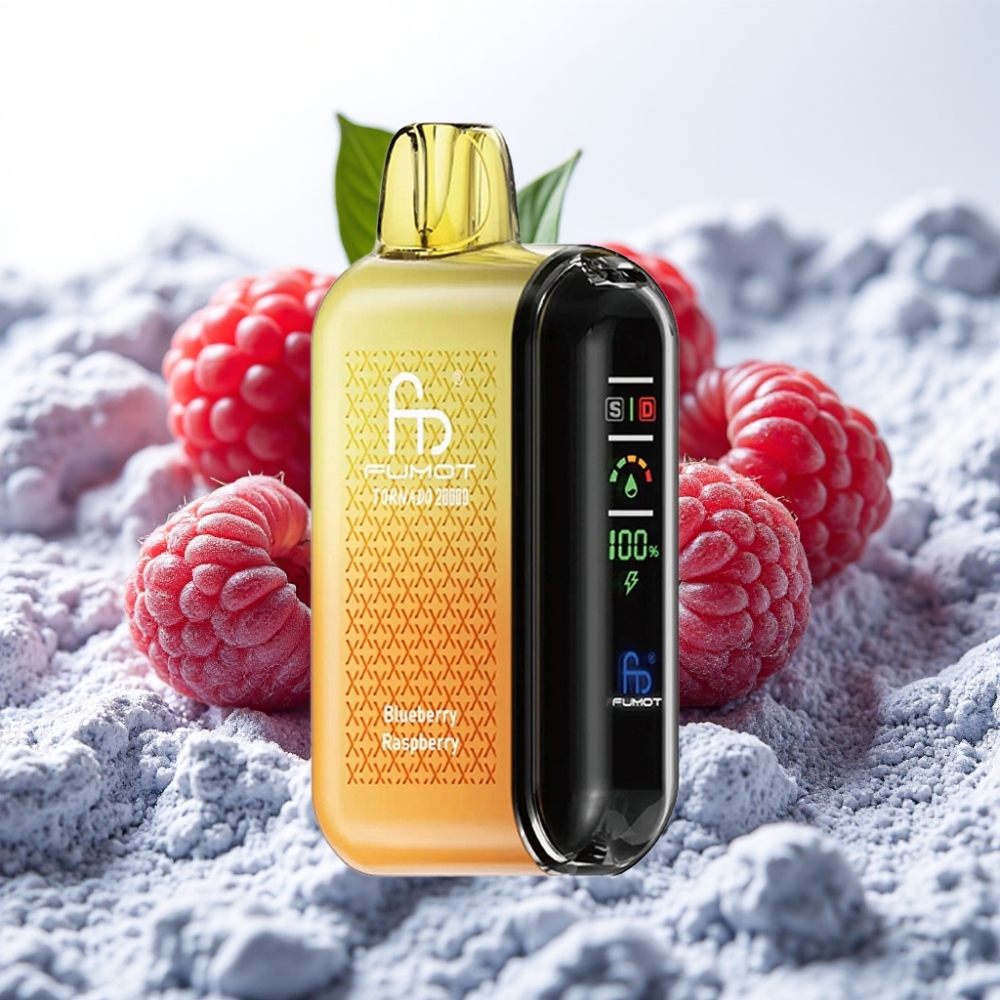 Fumot Tornado 20000 Puffs Doble Malla 20ml Arándano Frambuesa