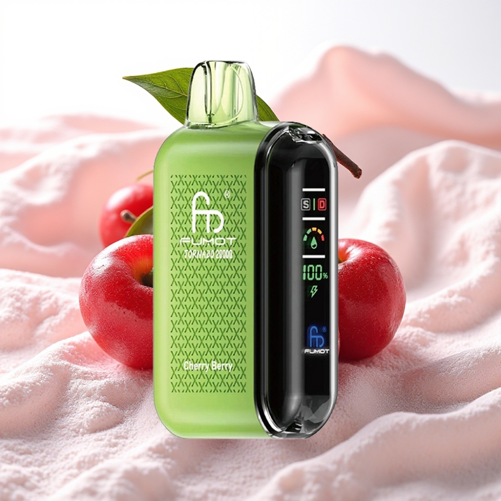 Fumot Tornado 20000 Puffs Doble Malla 20ml Cereza Baya