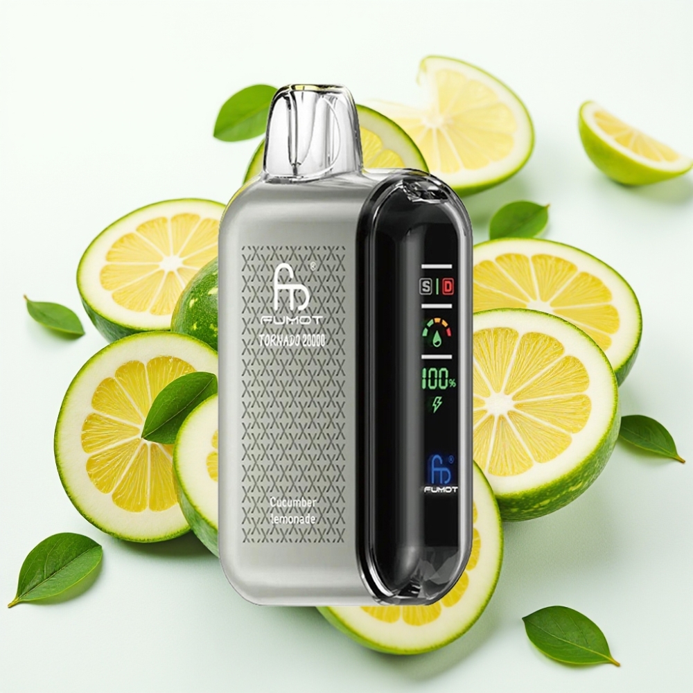 Fumot Tornado 20000 Puffs Doble Malla 20ml Limonada de Pepino