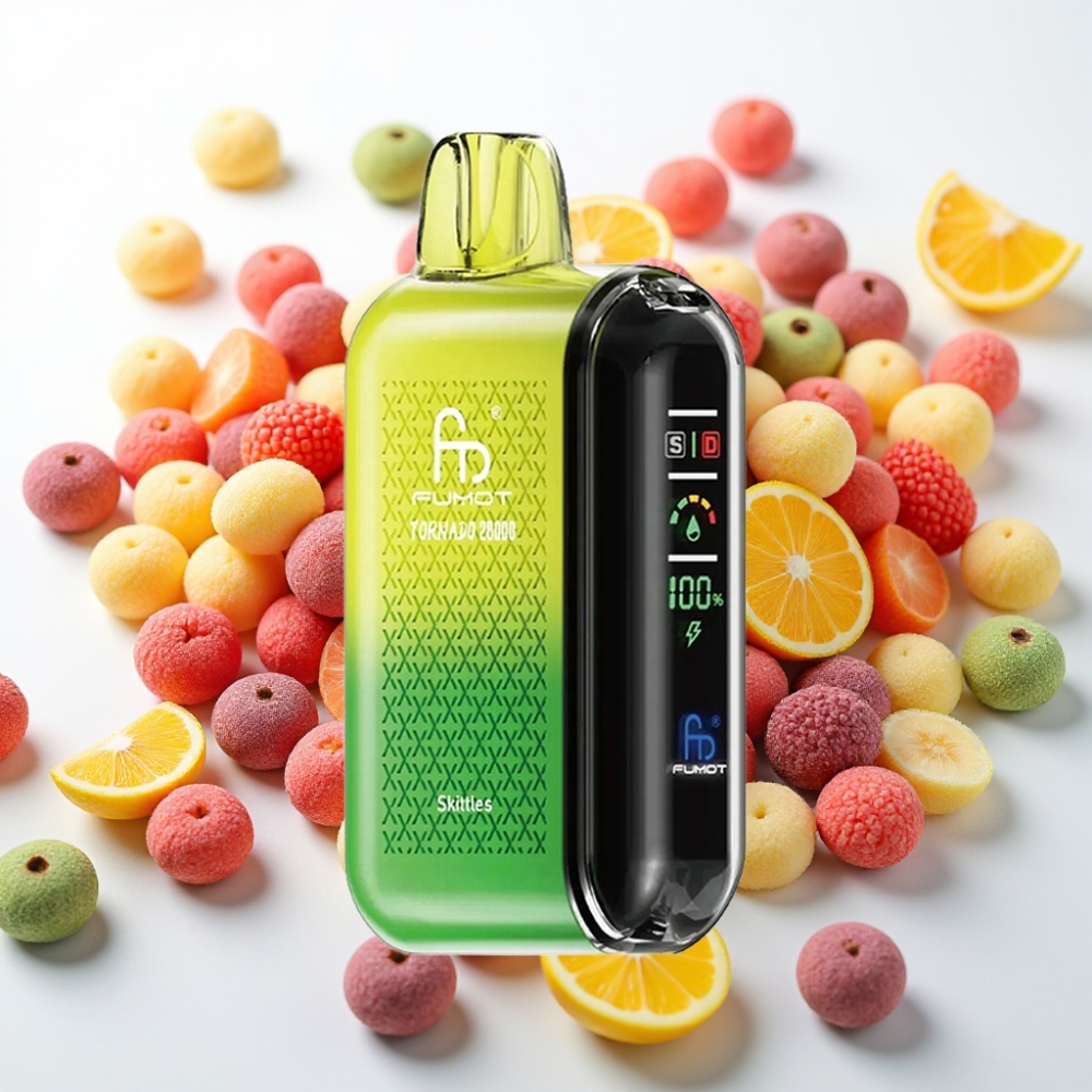 Fumot Tornado 20000 Puffs Doble Malla 20ml Skittles 2% Nicotina
