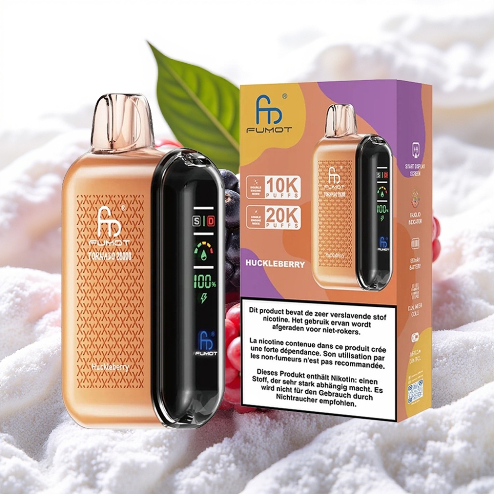 Fumot Tornado 20000 Puffs Dual Malla 20ml Arándano Azul