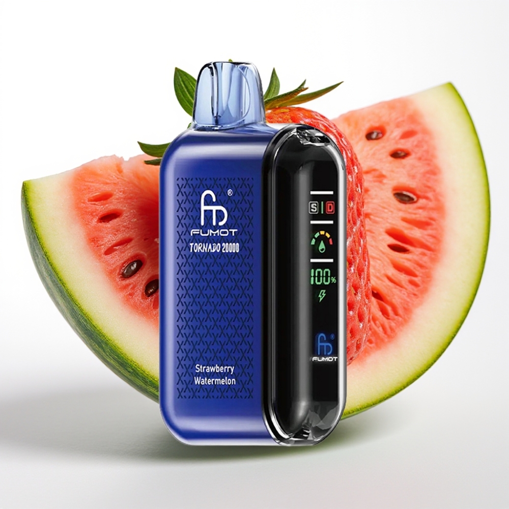 Fumot Tornado 20000 Puffs Dual Malla 20ml Fresa Sandía