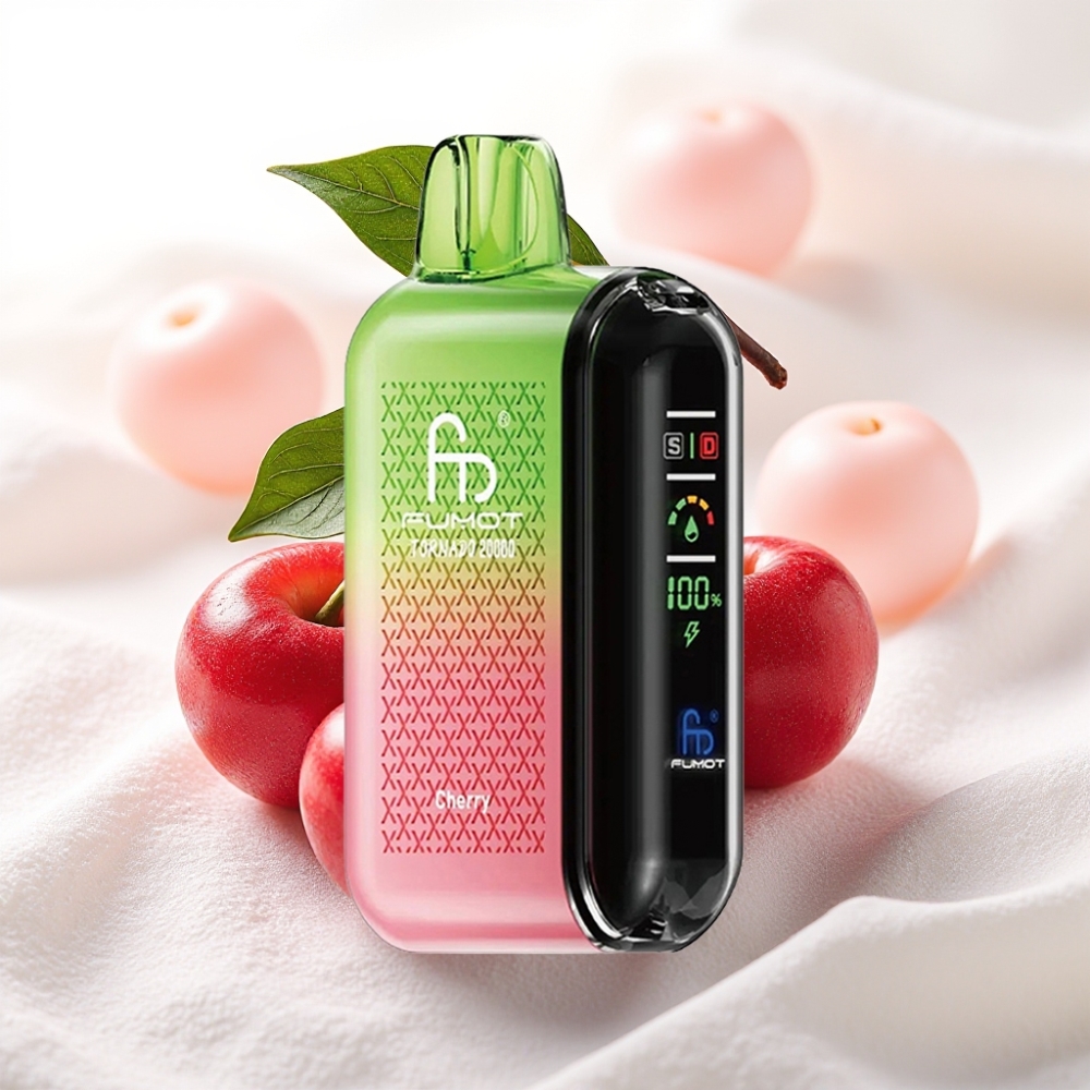 Fumot Tornado 20000 Puffs Dual Mesh 20ml Cereza