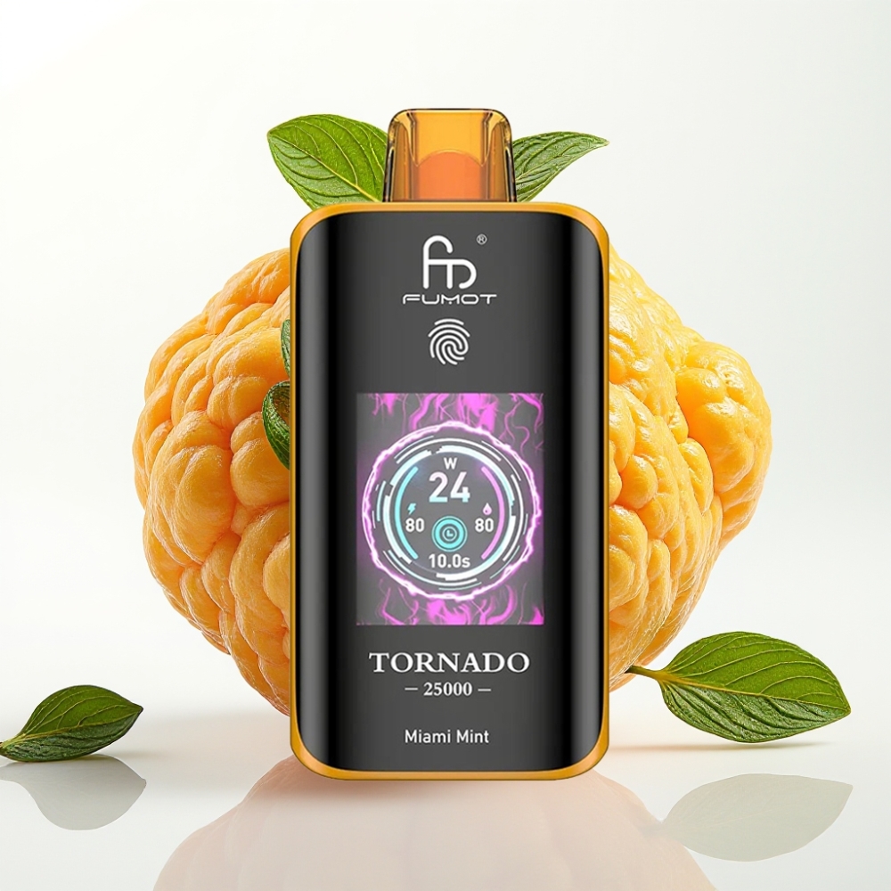 Fumot Tornado 25000 Puffs HD 20ml Menta de Miami Tipo-C 700mAh