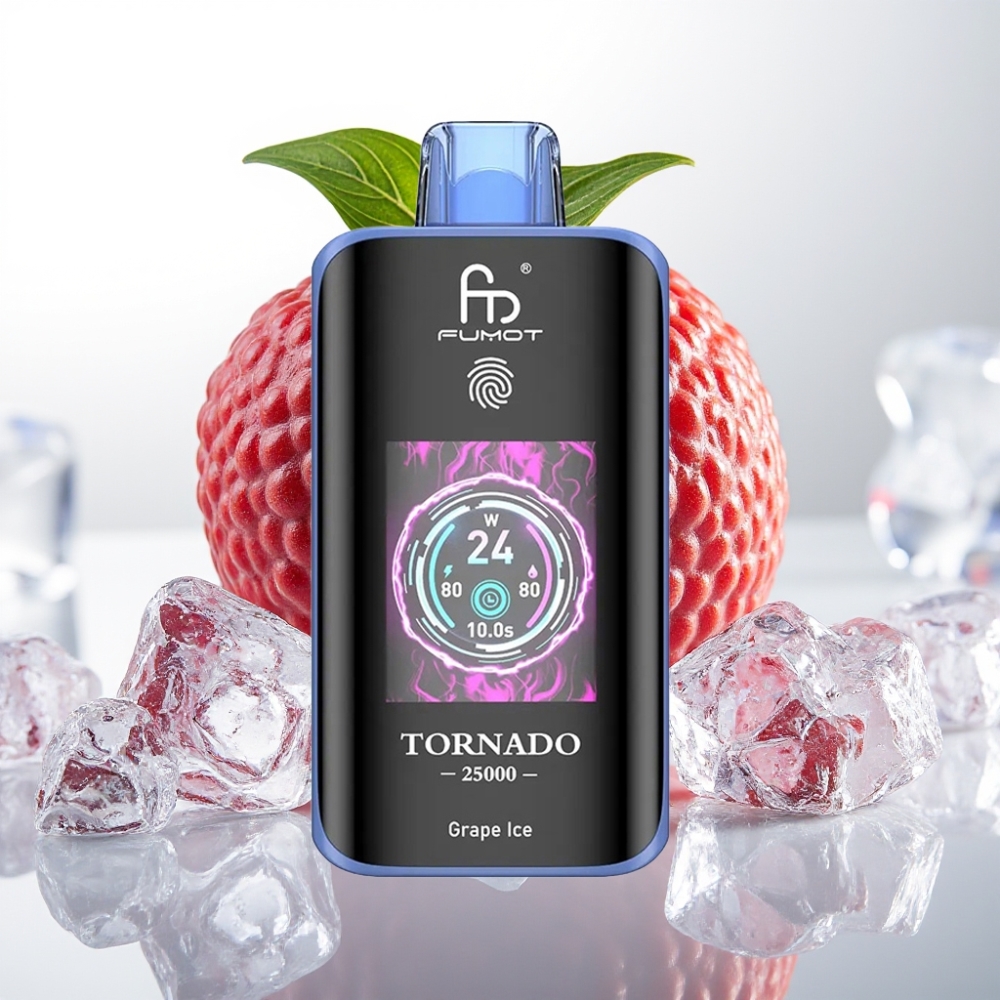 Fumot Tornado 25000 Puffs HD 20ml Uva Helada Tipo-C 700mAh