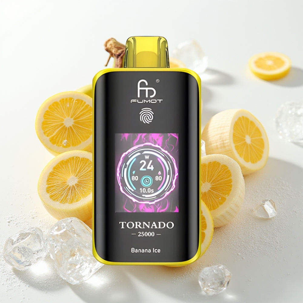 Fumot Tornado 25000 Puffs HD 700mAh 20ml Plátano Hielo